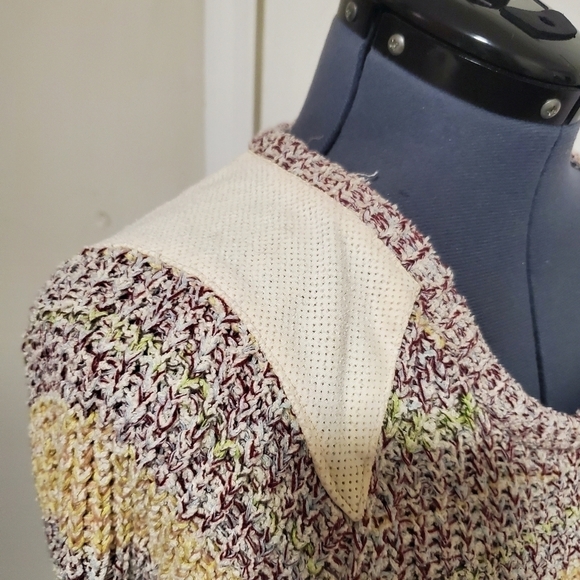 Scotch and Soda Womens Striped Knit Raglan Sleeve Sweater -Multi Color Size 2 - Picture 4 of 7